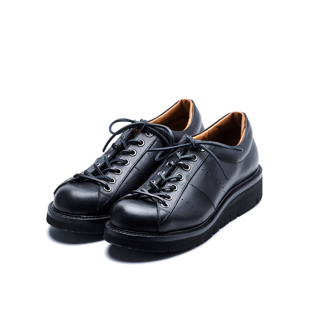 SU-111　LEATHER SNEAKERS BL