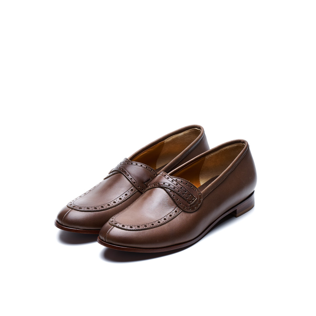 C-2356　U-TIP LOAFERS BL